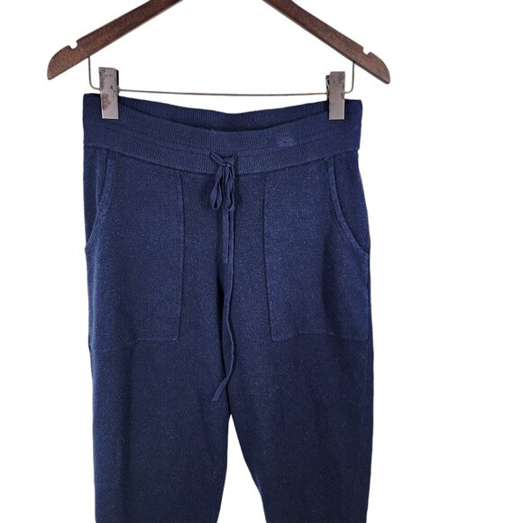 Anthropologie Moth‎ Pants Knit Pull On Joggers Womens Size M Blue - Picture 4 of 8